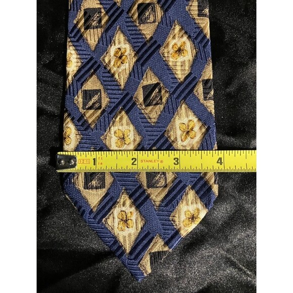 Robert Talbott Mens Tie Nordstrom Best of Class Regal 100% Silk Blue Stripes - Picture 4 of 5